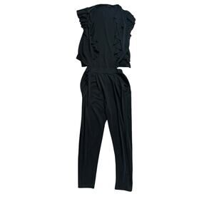 Sen Revolve size‎ 1 Small Women's Dark Grey Jumpsuit Open Back Modal Comfortable